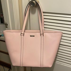 Large pink kate spade tote